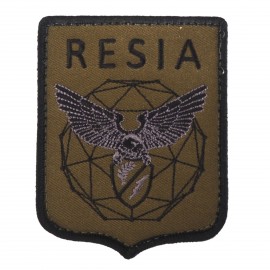 TOPPA DISTINTIVO RICAMATO CON VELCRO 70X90 MM RESIA