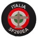 TOPPA DISTINTIVO RICAMATO CON VELCRO Dia 75 MM SF260EA