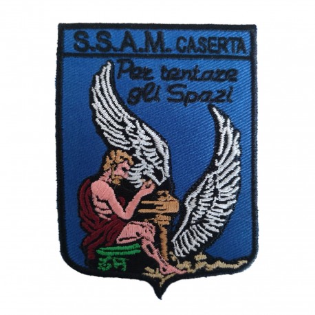 TOPPA DISTINTIVO RICAMATO CON VELCRO 90X65 MM SSAM