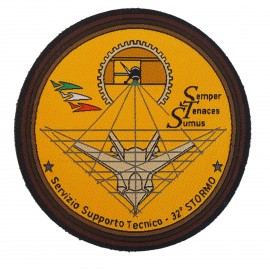 TOPPA DISTINTIVO RICAMATO CON VELCRO Dia 85 MM SERVIZIO SUPPORTO TECNICO