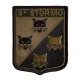 TOPPA DISTINTIVO BASSA VISIBILITA RICAMATA CON VELCRO 90X70 MM 3° STORMO