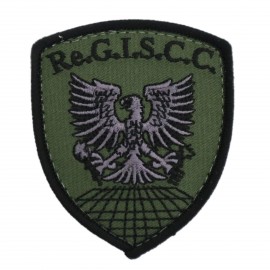 TOPPA DISTINTIVO RICAMATO CON VELCRO 60X70MM REGIS AM BASSA VISIBILITA'