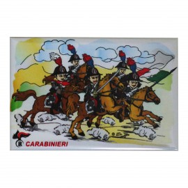 MAGNETE METALLO STAMPATO CARABINIERI