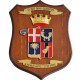 CREST IN METALLO SMALTATO LEGNO CL3 22 X 17 CM 10 RGT GUASTATORI
