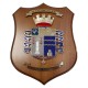 CREST IN METALLO SMALTATO LEGNO CL3 22 X 17 CM 11 RGT BERSAGLIERI