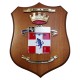 CREST IN METALLO SMALTATO LEGNO CL3 22 X 17 CM 1 RGT ARTIGLIERIA TERR ESTRE MONTAGNA