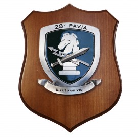 CREST ARALDICO 2° RGT. ARTIGLIERIA CAMPALE SEMOVENTE POTENZA ESERCITO ITALIANO MIS CM 22,5 X 17,5