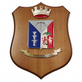 CREST ARALDICO 3° RGT. ARTIGLIERIA CONTRAEREA ESERCITO ITALIANO MIS CM 22,5 X 17,5