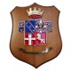 CREST ARALDICO 3° RGT. AVIAZIONE ESERCITO ALTAIR ESERCITO ITALIANO MIS CM 22,5 X 17,5