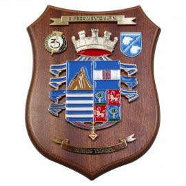 CREST ARALDICO 11° RGT. GENIO GUASTATORI ESERCITO ITALIANO MIS CM 22,5 X 17,5