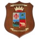 CREST ARALDICO 32° RGT. ARTIGLIERIA TERRESTRE ACQUI ESERCITO ITALIANO MIS CM 22,5 X 17,5