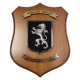 CREST ARALDICO CORPO AUTOMOBILISTICO ESERCITO ITALIANO MIS CM 22,5 X 17,5