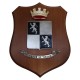 CREST ARALDICO SCUOLA DI ARTIGLIERIA CONTRAEREI ESERCITO ITALIANO MIS CM 22,5 X 17,5