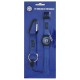 KIT OROLOGIO DA POLSO E PORTACHIAVI CON MOSCHETTONE INTER