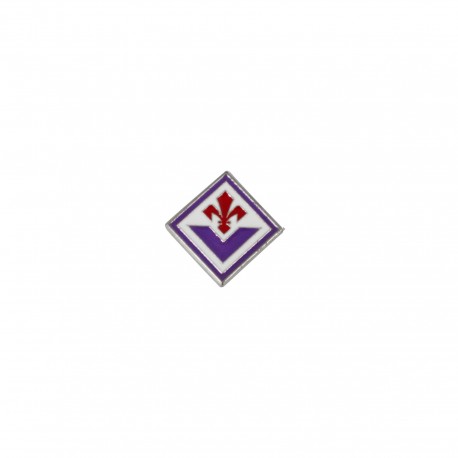 DISTINTIVO IN METALLO SMALTATO LOGO UFFICIALE FIORENTINA