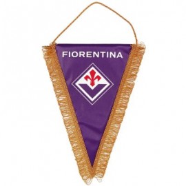 GAGLIARDETTO TRIANGOLARE GRANDE FIORENTINA 25X35 CM
