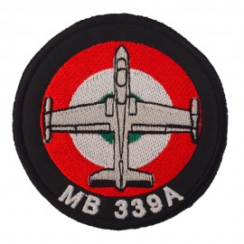 PATCH DISTINTIVO RICAMATO CON VELCRO DIAMETRO 75 MM MB339A