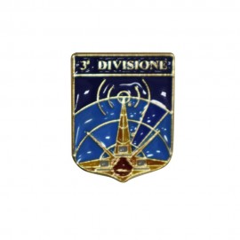 DISTINTIVO DA CAMICIA 25X32MM IN METALLO 3 DIVISIONE