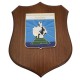 CREST IN METALLO SMALTATO BASE LEGNO CL3 22,50 X 17,50 CM DISTAC AER PAN