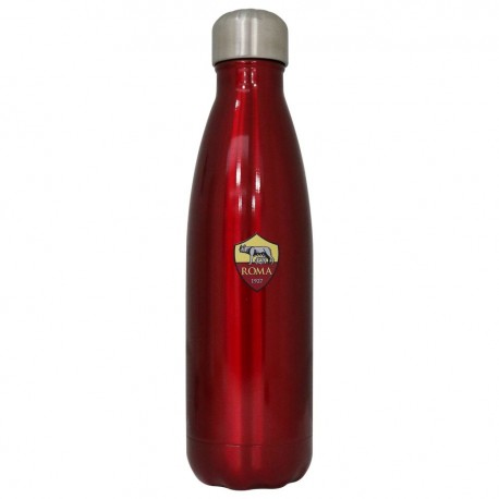THERMOS IN ACCIAO CON TAPPO A VITE COLORE BORDEAUX 500 ML LOGO S ROMA