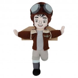 PELUCHE MASCOTTE UFFICIALE AM CENTENARIO IN POLIESTERE H35 XL24 X P14 CM