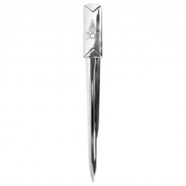TAGLIACARTE IN METALLO LOGO INCISO VIGILI DEL FUOCO DIMENSIONE 15X1,5 CM
