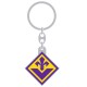PORTACHIAVI IN METALLO SMALTATO A 2 COLORI GIALLO E VIOLA FIORENTINA
