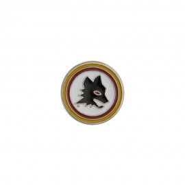 DISTINTIVO SMALTATO COLOSSEO E LOGO AS ROMA