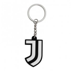 PORTACHIAVI GOMMA MORBIDA LOGO UFFICIALE JUVENTUS