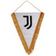 GAGLIARDETTO TRIANGOLARE GRANDE 30X38 CM LOGO UFFICIALE JUVENTUS RICAMATO
