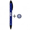 SET PENNA E DISTINTIVI CON LOGO UFFICIALE INTER
