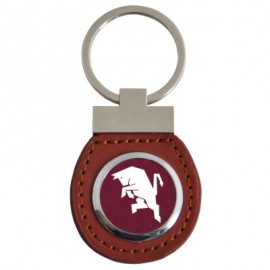 PORTACHIAVI IN SIMILPELLE E METALLO LOGO UFFICIALE TORINO FC