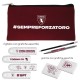 KIT DA SCRITTURA CON GRAFICHE ASSORTITE COMPOSTO DA 1 RIGHELLO, 1 GOMMA, 1 MATITA, 1 PENNA, 1 PORTAPENNE TORINO FC