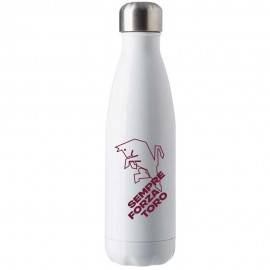 THERMOS ACCIAIO BIANCO LUCIDO DOPPIA PARETE TAPPO A VITE SFT 500 ML