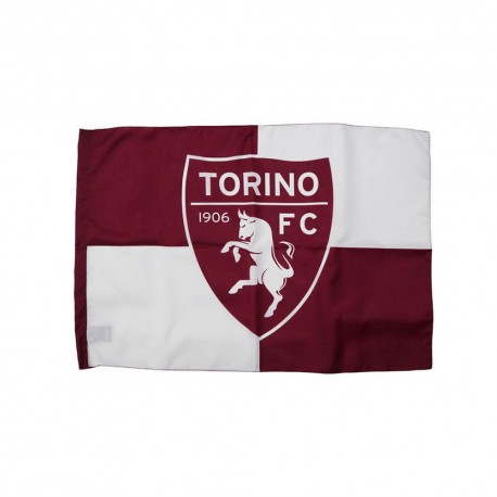 BANDIERA IN POLIESTERE LOGO UFFICIALE TORINO FC 90X140 CM