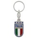 PORTACHIAVI IN METALLO DORATO SMALTATO FIGC