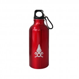 BORRACCIA 400 ML VIGILI DEL FUOCO CON MOSCHETTONE 10X16,5X6 CM