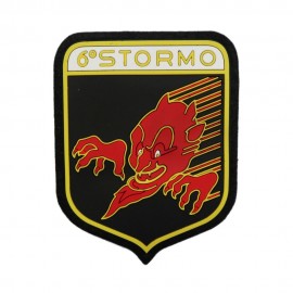 PATCH GOMMATA CON VELCRO 60X75 MM 6 STORMO