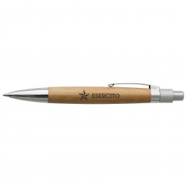 PENNA A SFERA IN METALLO E BAMBOO