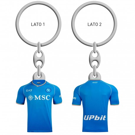 PORTACHIAVI IN METALLO SMALTATO PRIMA MAGLIA NAPOLI