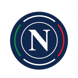 MAGNETE TONDO STAMPATO FONDO BLU NAVY