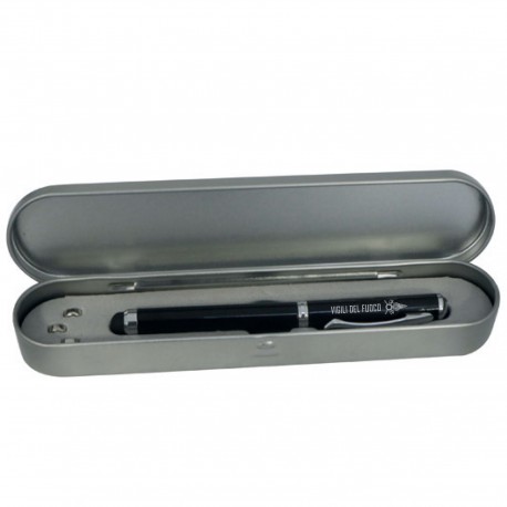 PENNA A SFERA VIGILI DEL FUOCO CON LASER POINTER GOMMINO TOUCH SCREEN IN BOX