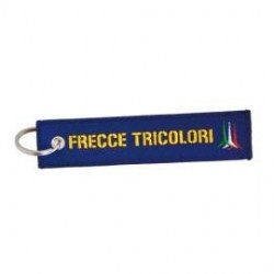 PORTACHIAVI IN STOFFA RICAMATO FRECCE TRICOLORI